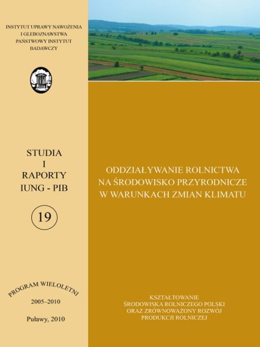 ROLA BADAŃ NAUKOWYCH W KSZTAŁTOWANIU POSTĘPUW PRODUKCJI CHMIELU I TYTONIU STUDIA I RAPORTY IUNG-PIB 31 - OKŁADKA