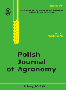 Polish Journal of Agronomy - zeszyt 7/2011